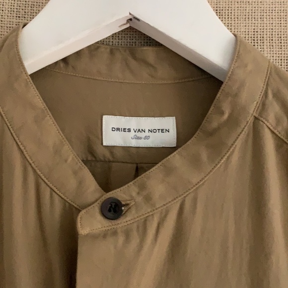 Dries Van Noten military shirt long tunic with epaulets - Picture 7 of 12